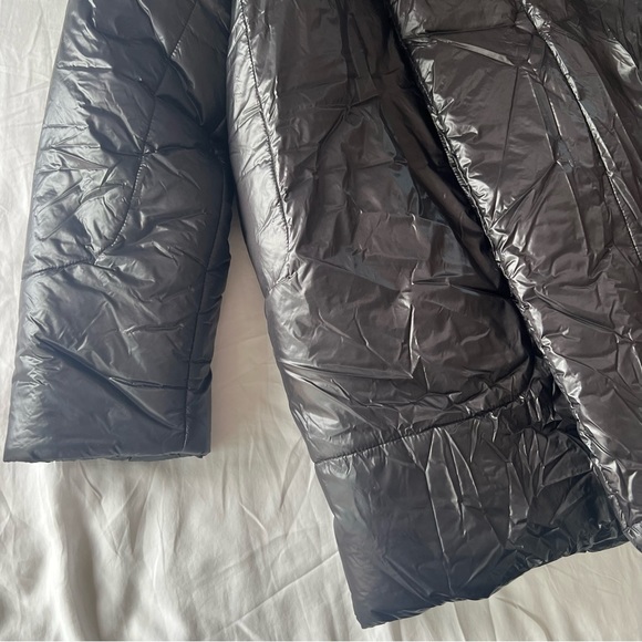 Norma Kamali Sleeping Bag Coat to Knee Length in Black - Picture 4 of 12